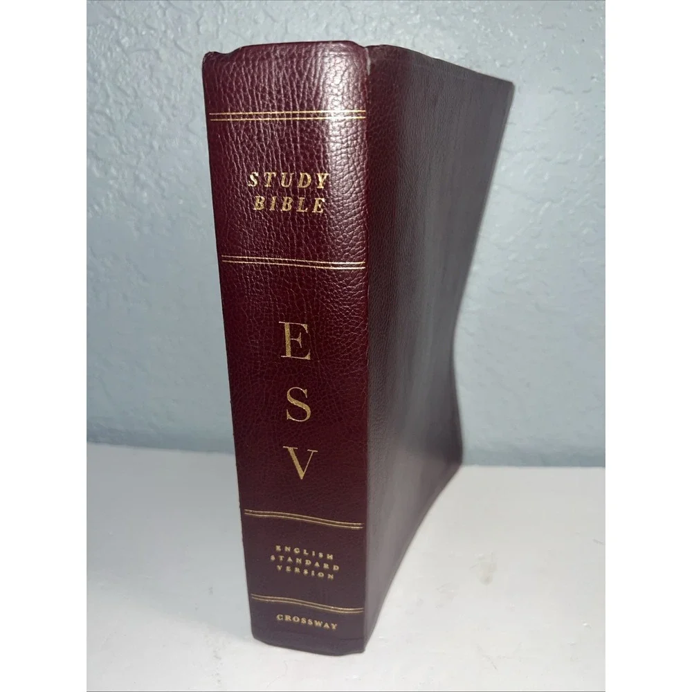 ESV Crossway Study Bible 2007 English Standard Version‎ Leather Bonded